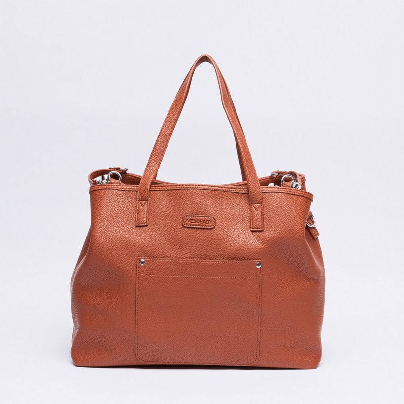 Melobaby - Textured Diaper Bag with Adjustable Strap