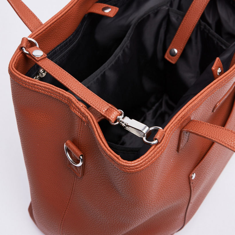 Melobaby - Textured Diaper Bag with Adjustable Strap