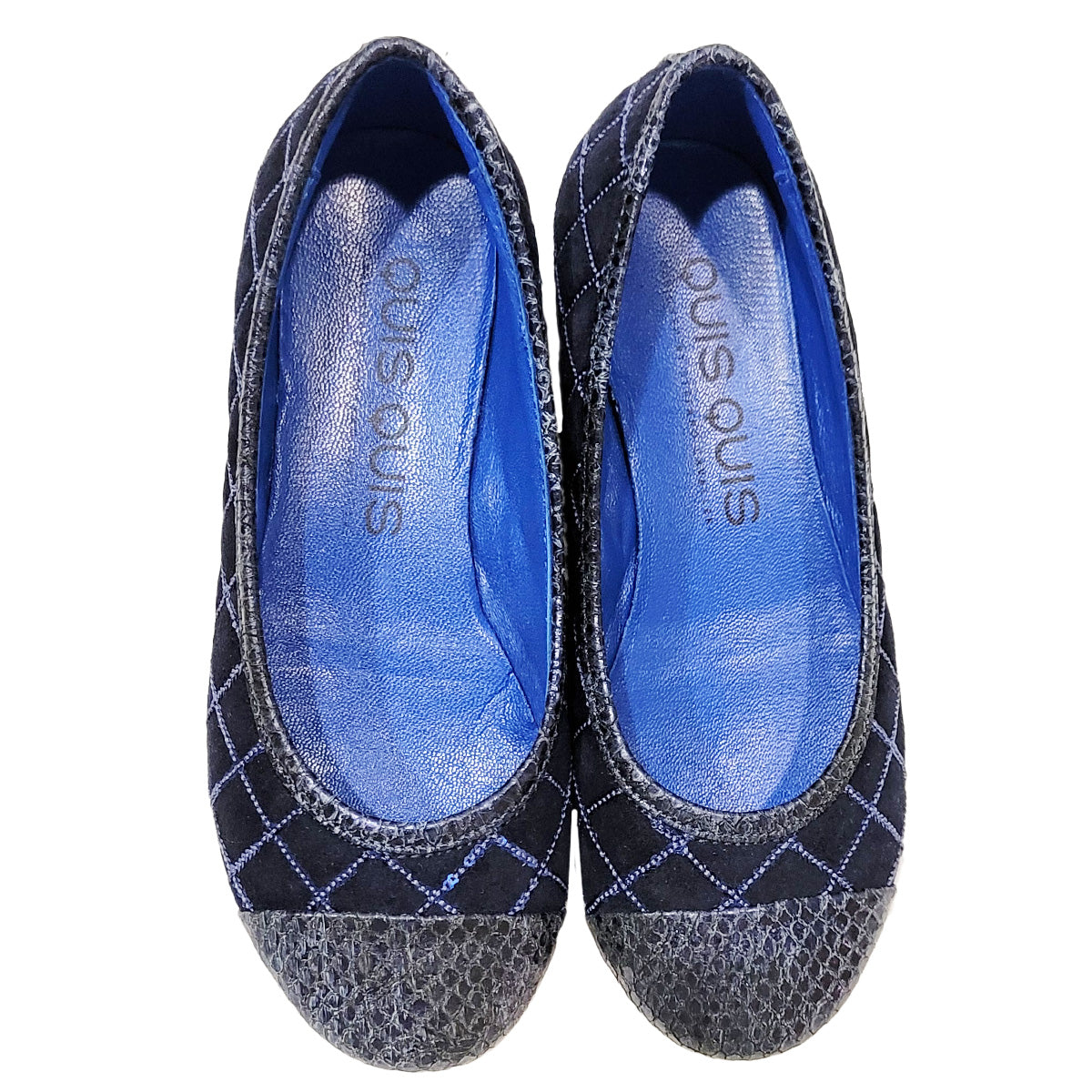 Quis Quis  coat Shoe -  Navy Blue