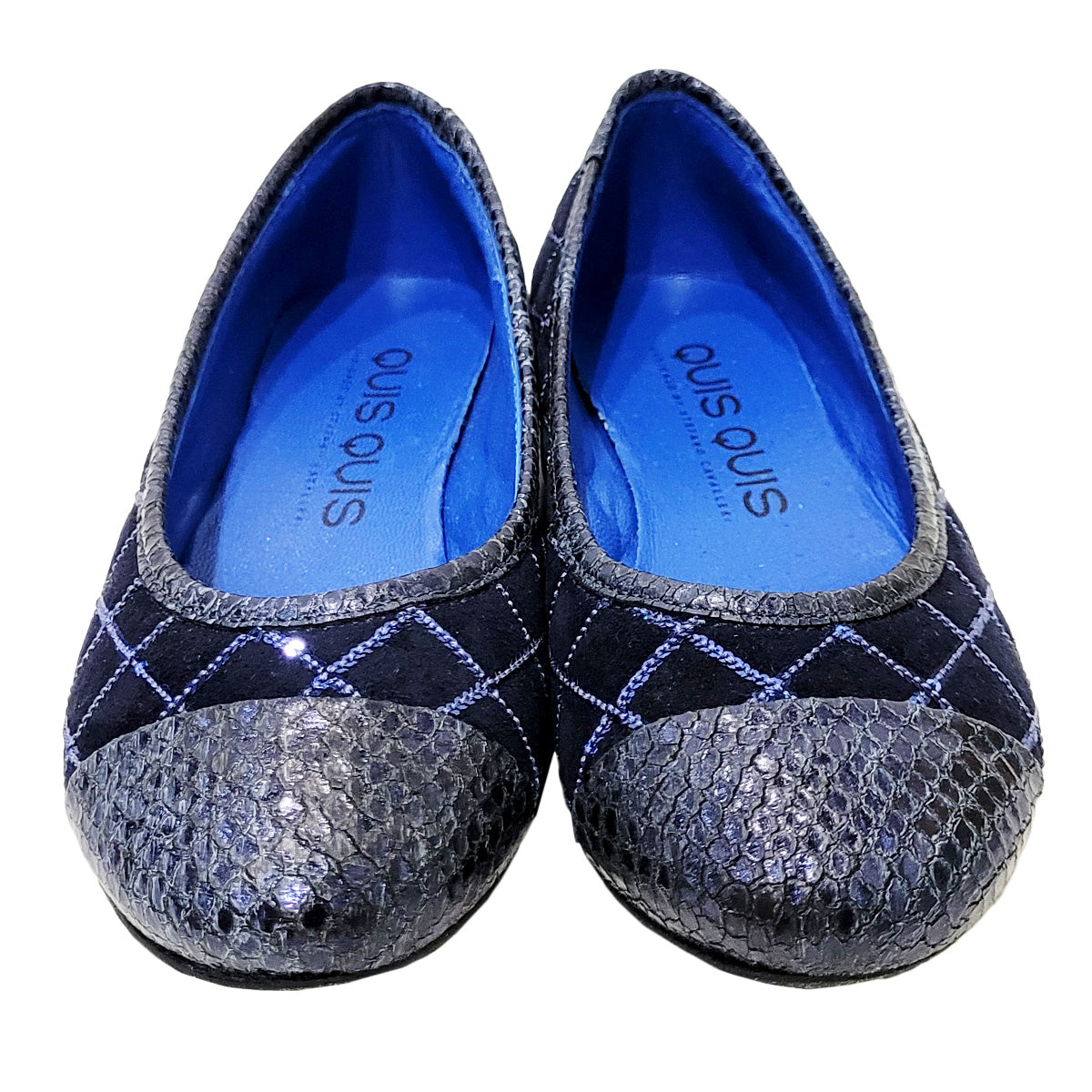 Quis Quis coat Shoe - Navy Blue