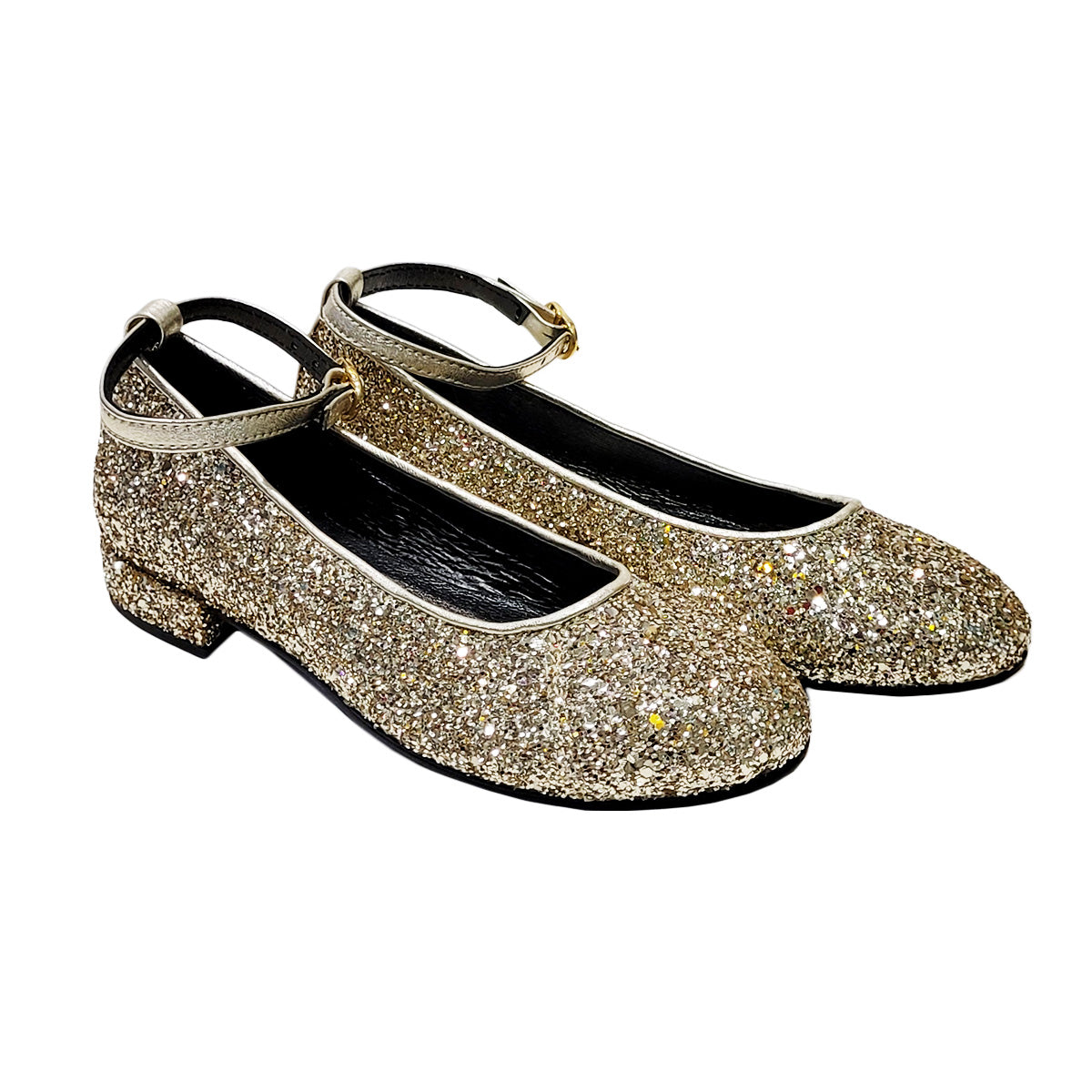 Simonetta Glitter Gold Shoe