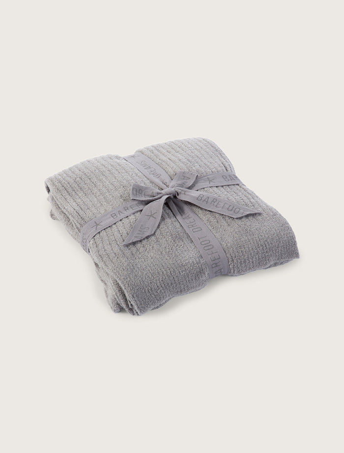 Cozychic Lite Ribbed Throw - Pewter