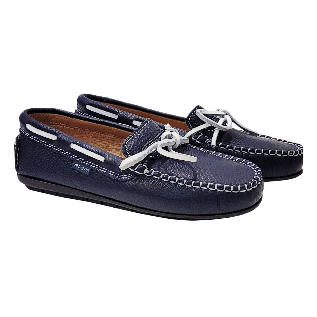 Atlanta Moccasin Unisex Shoes In Navy