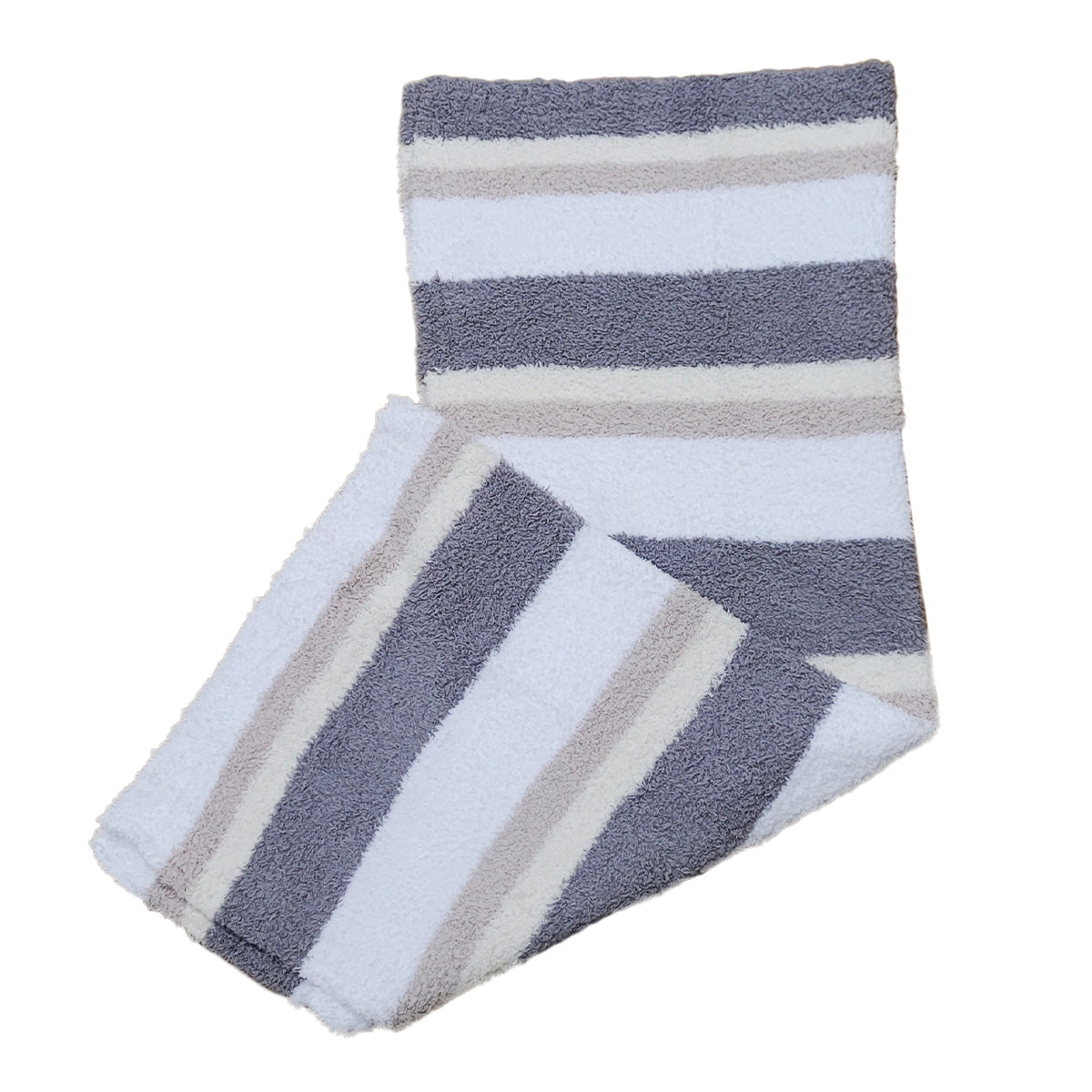 BAREFOOT DREAMS MULTI STRIPPED STROLLER BLANKET