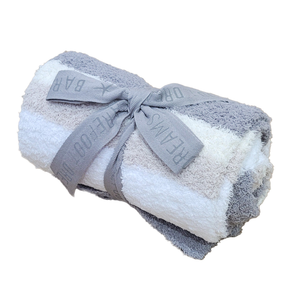 BAREFOOT DREAMS MULTI STRIPPED STROLLER BLANKET