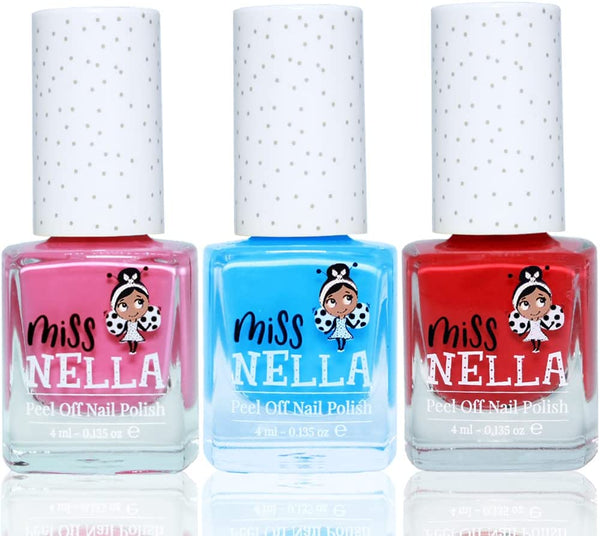 Miss Nella Girls Power Nail Polish Pack of 3