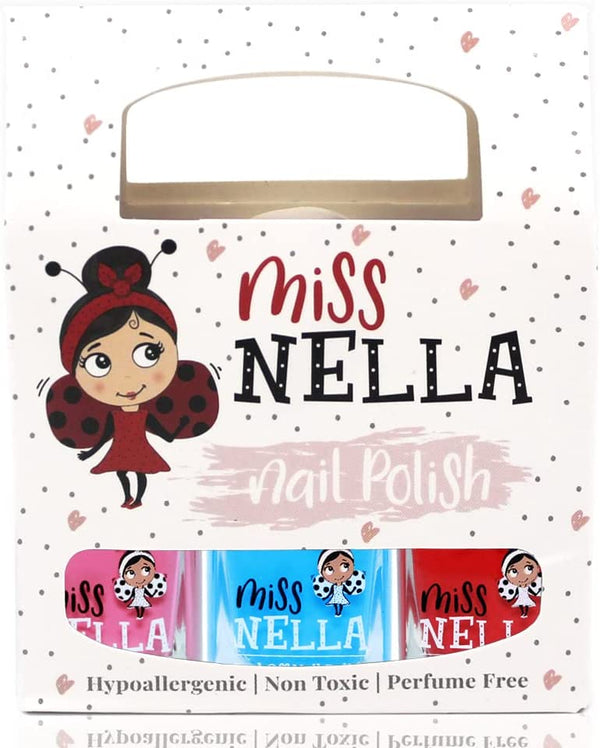Miss Nella Girls Power Nail Polish Pack of 3
