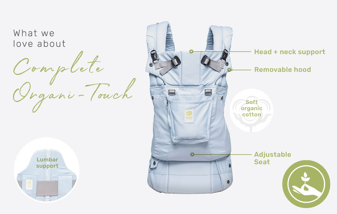 Lille Baby Organic Carrier’s - Powder Blue