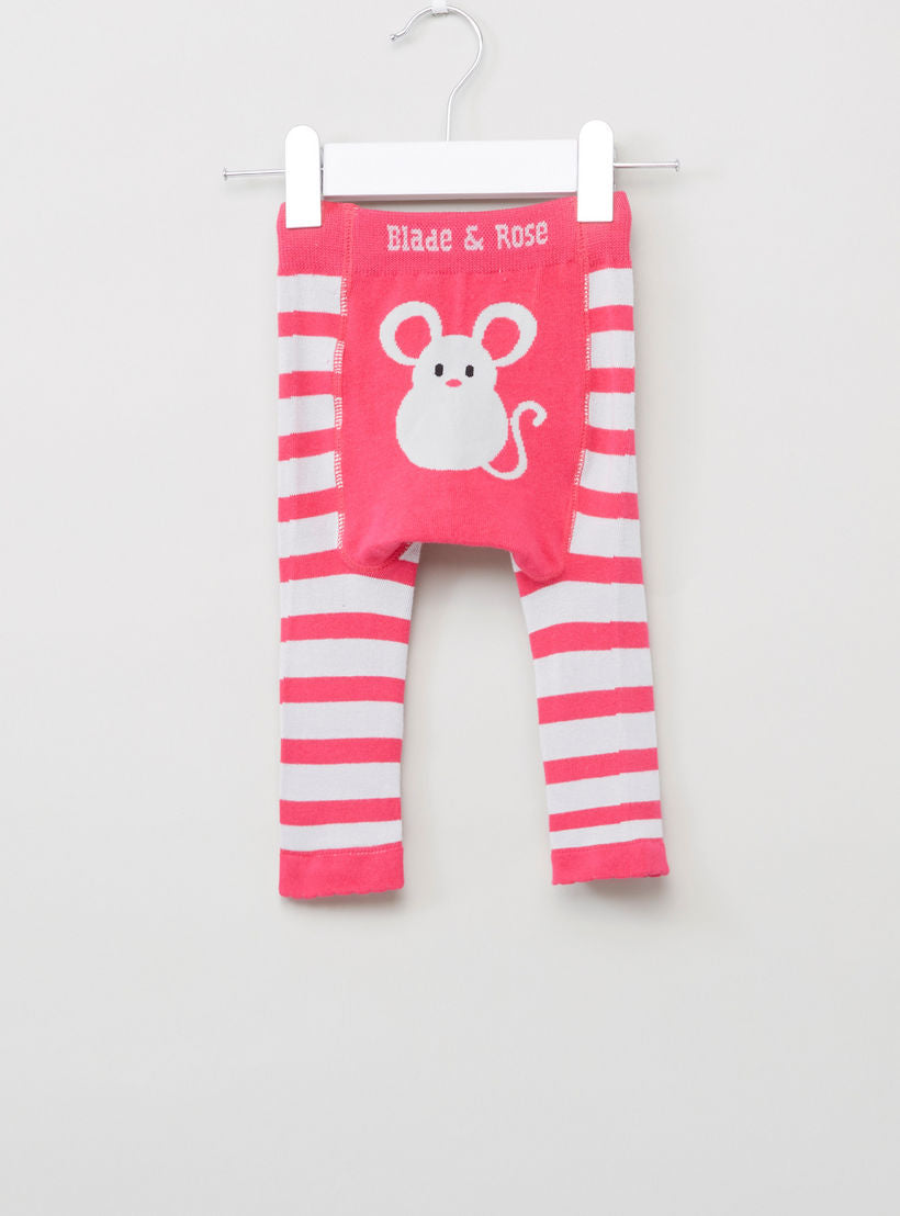 Blade & Rose Mouse Printed Leggings with Elasticised Waistband