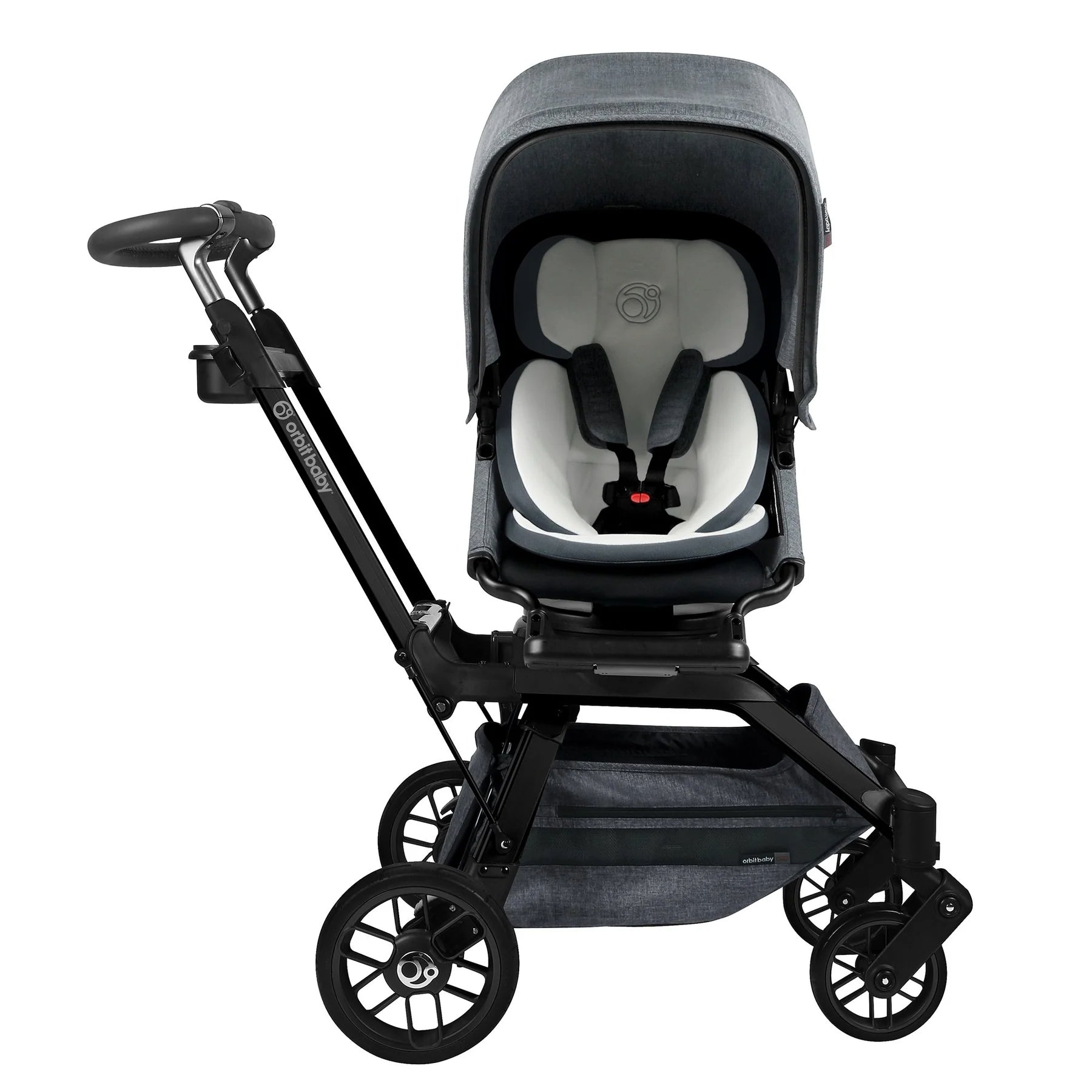 G5 Stroller - Mélange Gray Seat With Black Frame