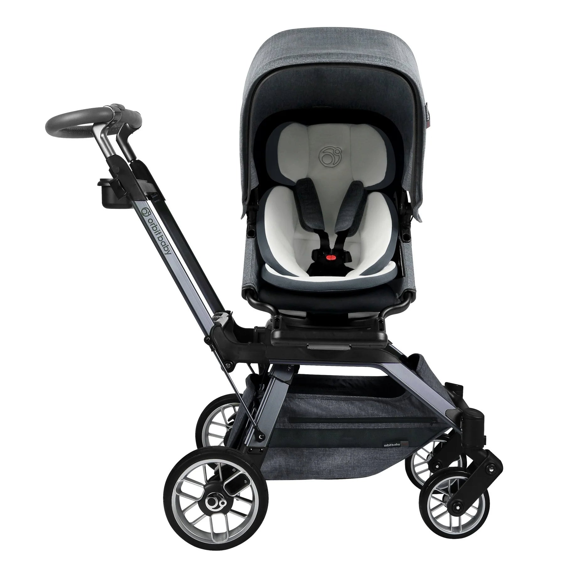 G5 Stroller - Mélange Gray Seat With Titanium Silver Frame