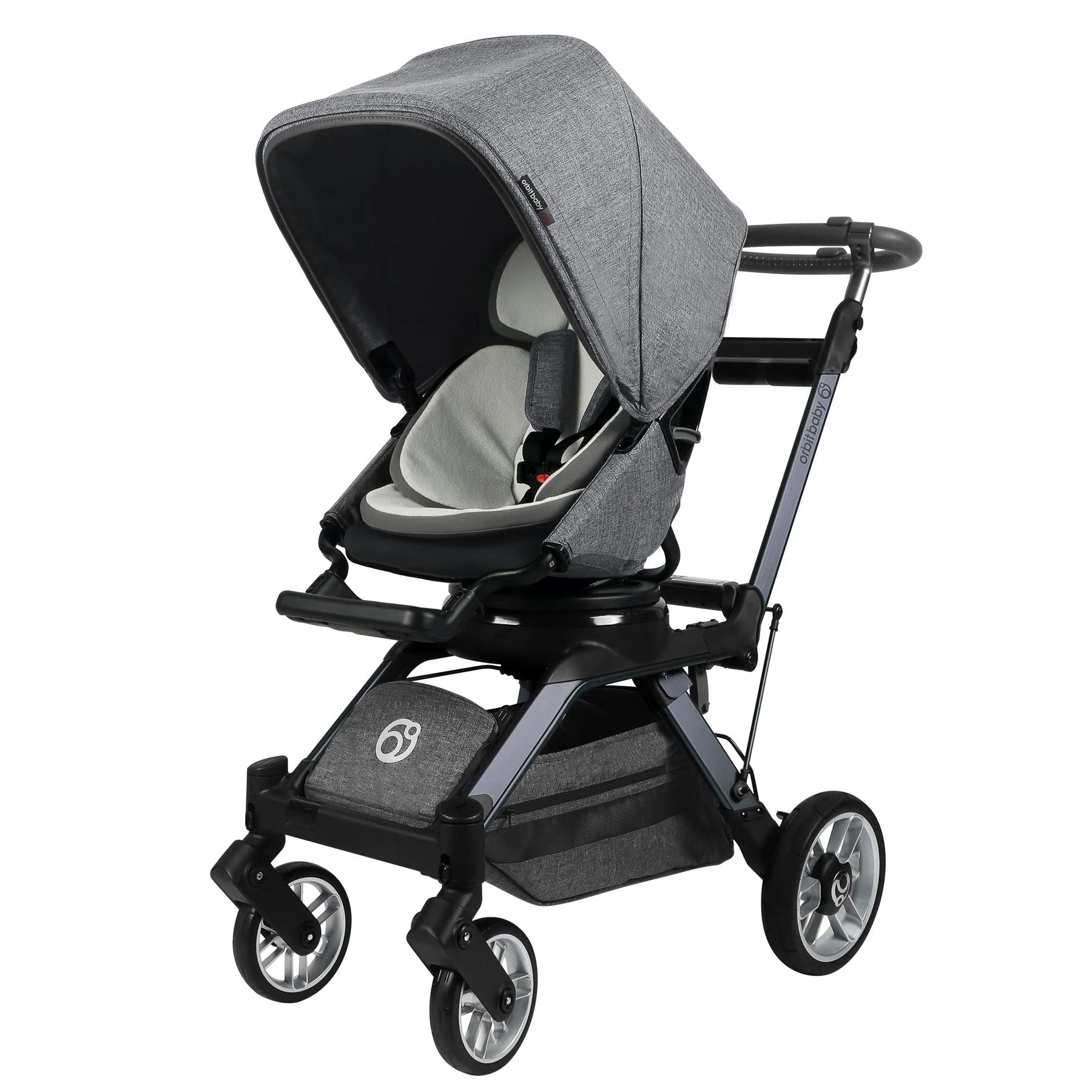G5 Stroller - Mélange Gray Seat With Titanium Silver Frame