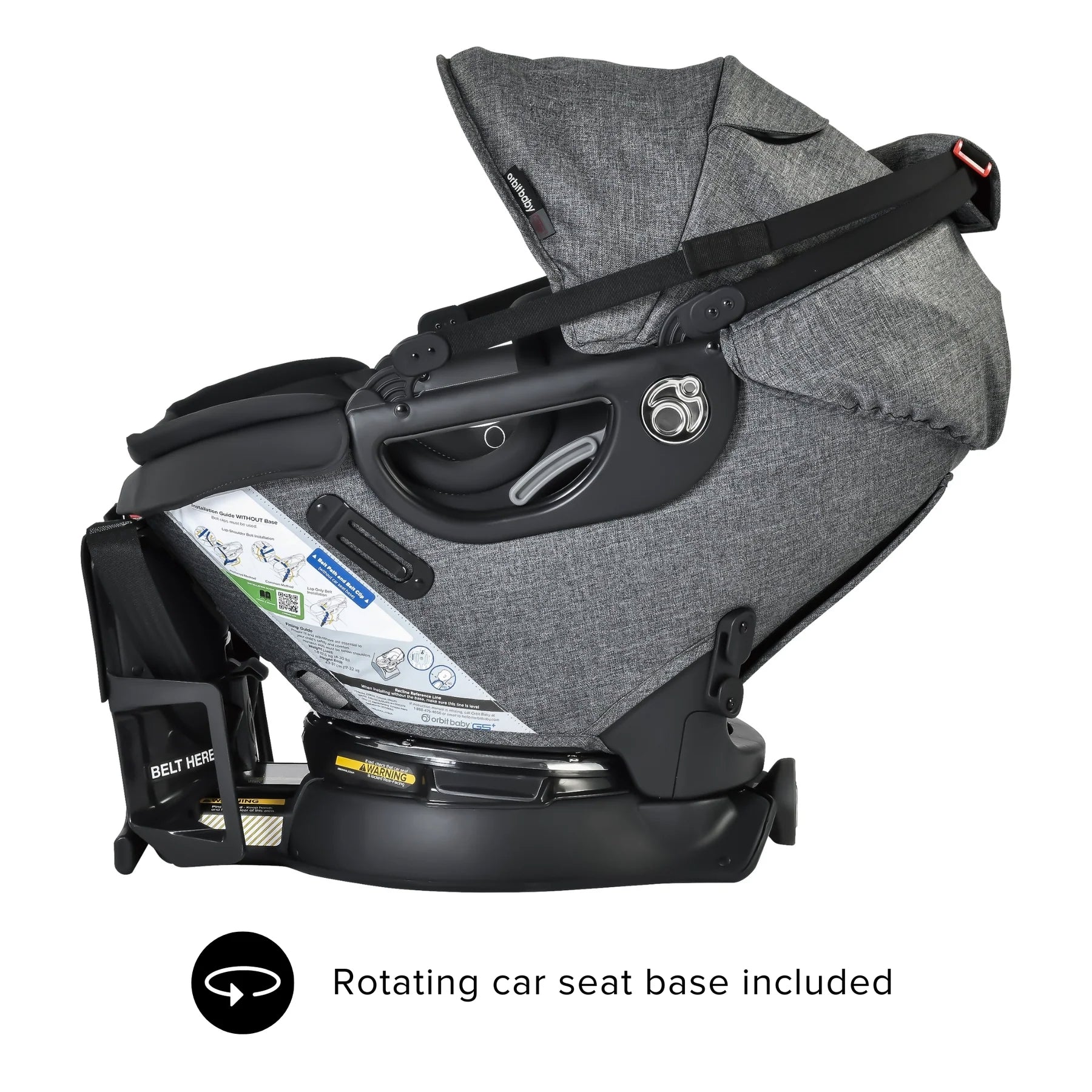 G5+ Infant Car Seat with Base - Mélange Grey