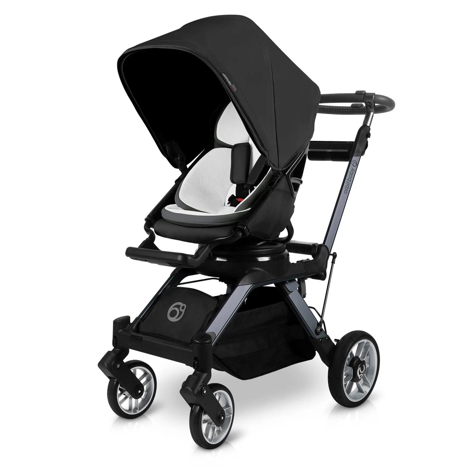 G5 Stroller - Black Seat With Titanium Silver Frame