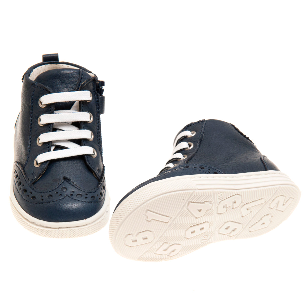 Zecchino d'Oro - Navy Bloue Colour lace Shoes