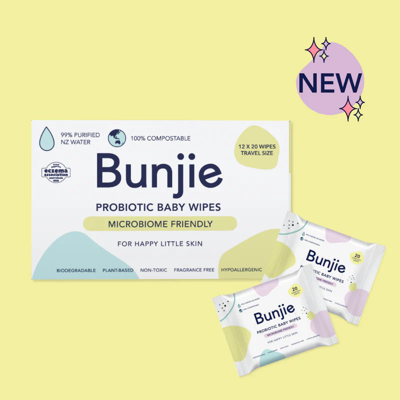Bunjie - 12 x 20 Pack of Travel Wipes