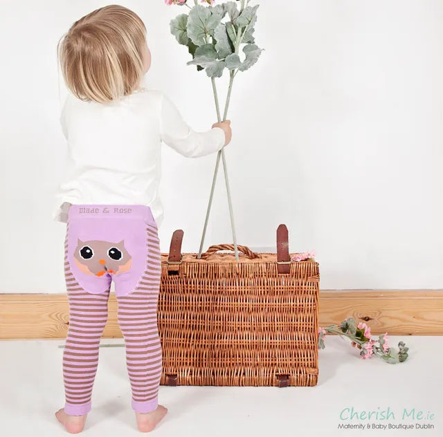 Blade & Rose Owl Printed Leggings with Elasticised Waistband