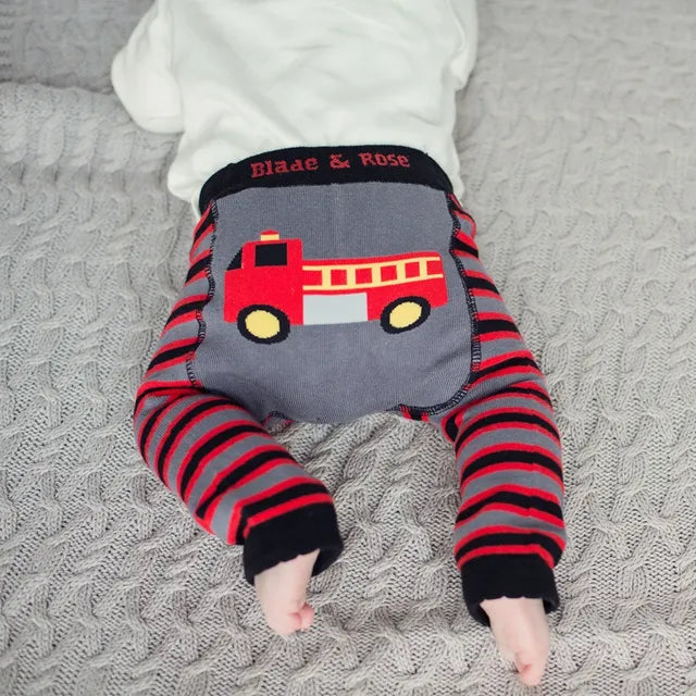 Blade & Rose Fire Engine Printed Leggings with Elasticised Waistband