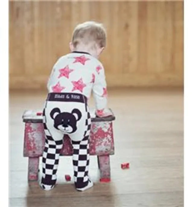 Blade & Rose Bear Printed Leggings with Elasticised Waistband