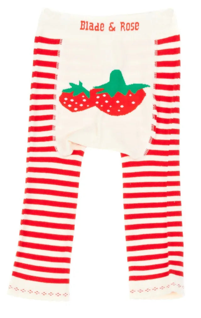 Blade & Rose Strawberry Printed Leggings with Elasticised Waistband