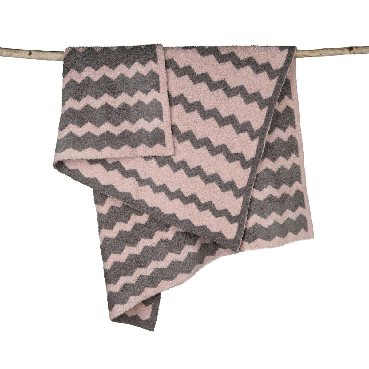 Barefoot Dreams Cozy Chic Chevron Blanket