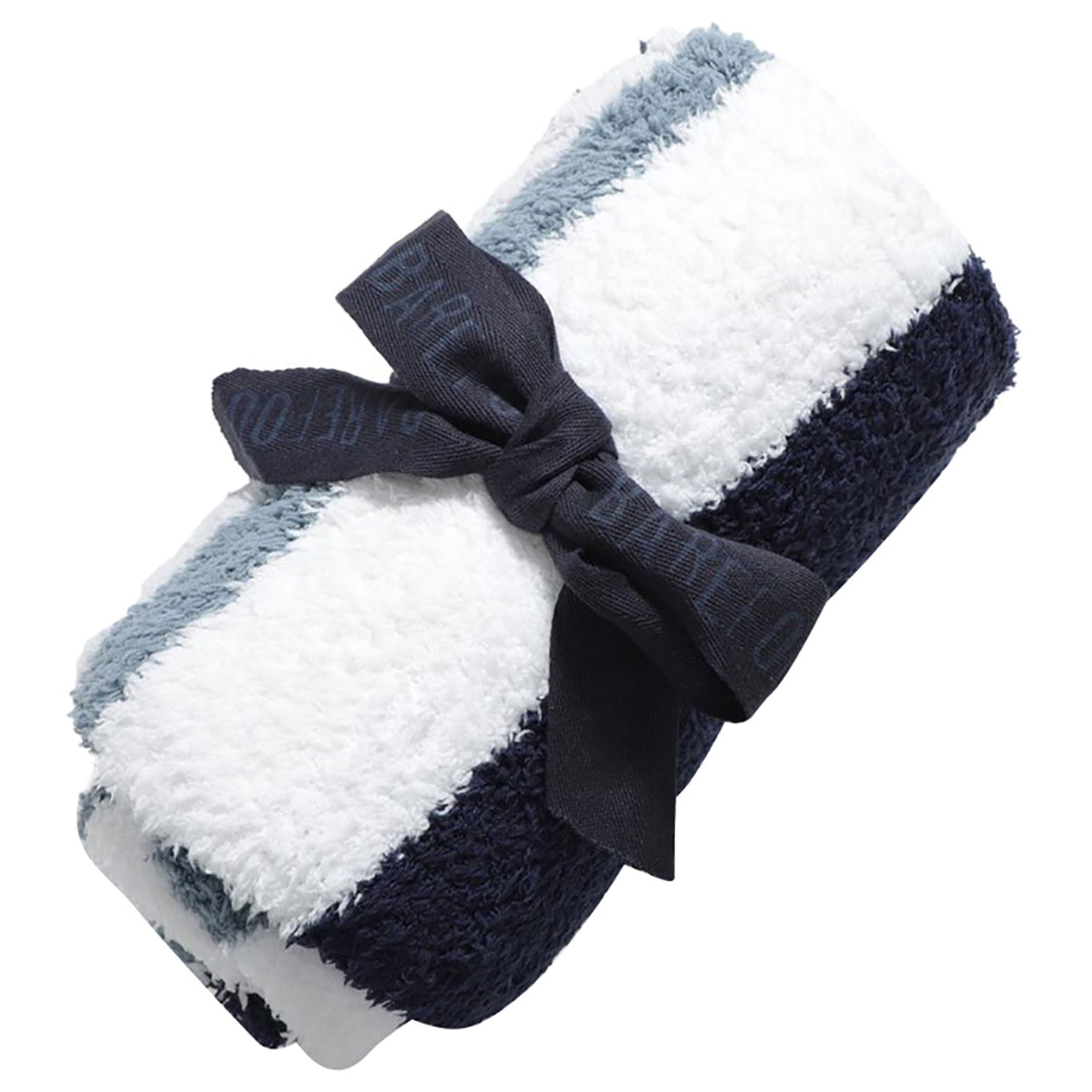 BAREFOOT DREAMS MULTI STRIPPED STROLLER BLANKET