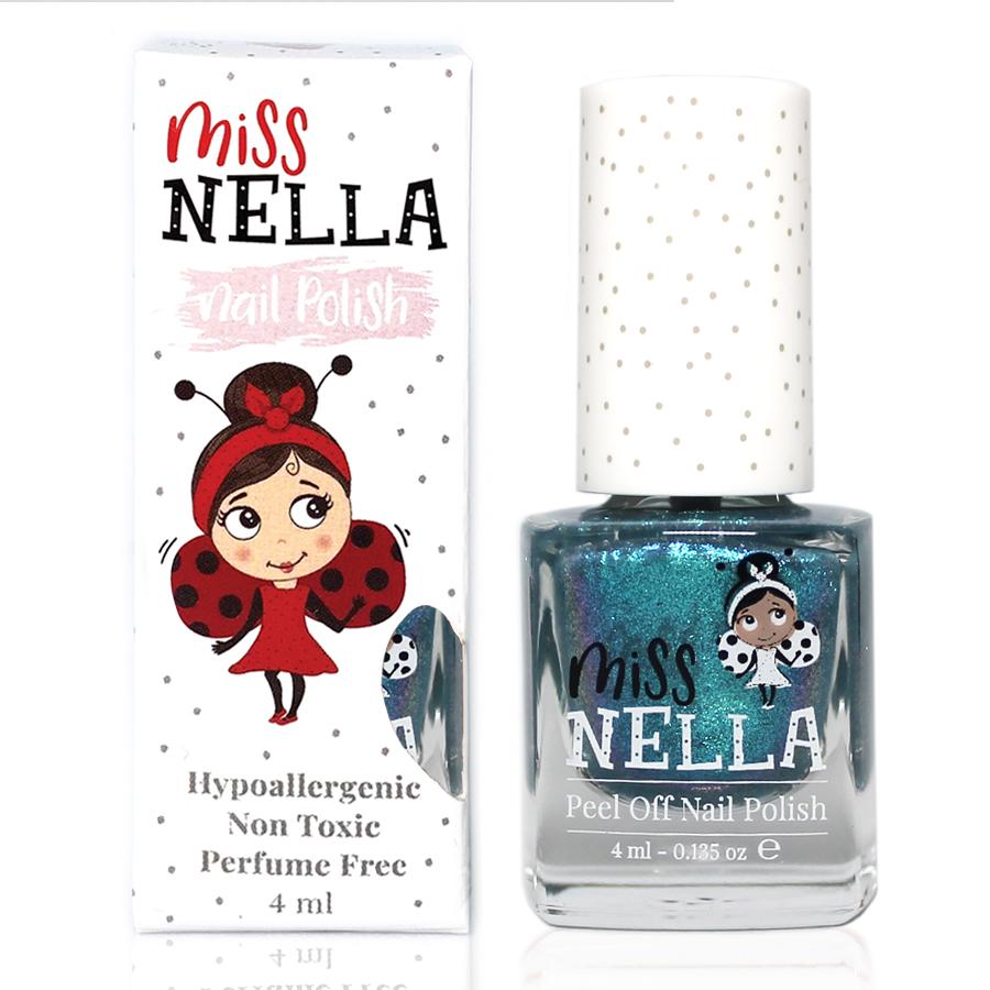 Blue the Candles Glitter 4ml Peel off Kids Nail Polish