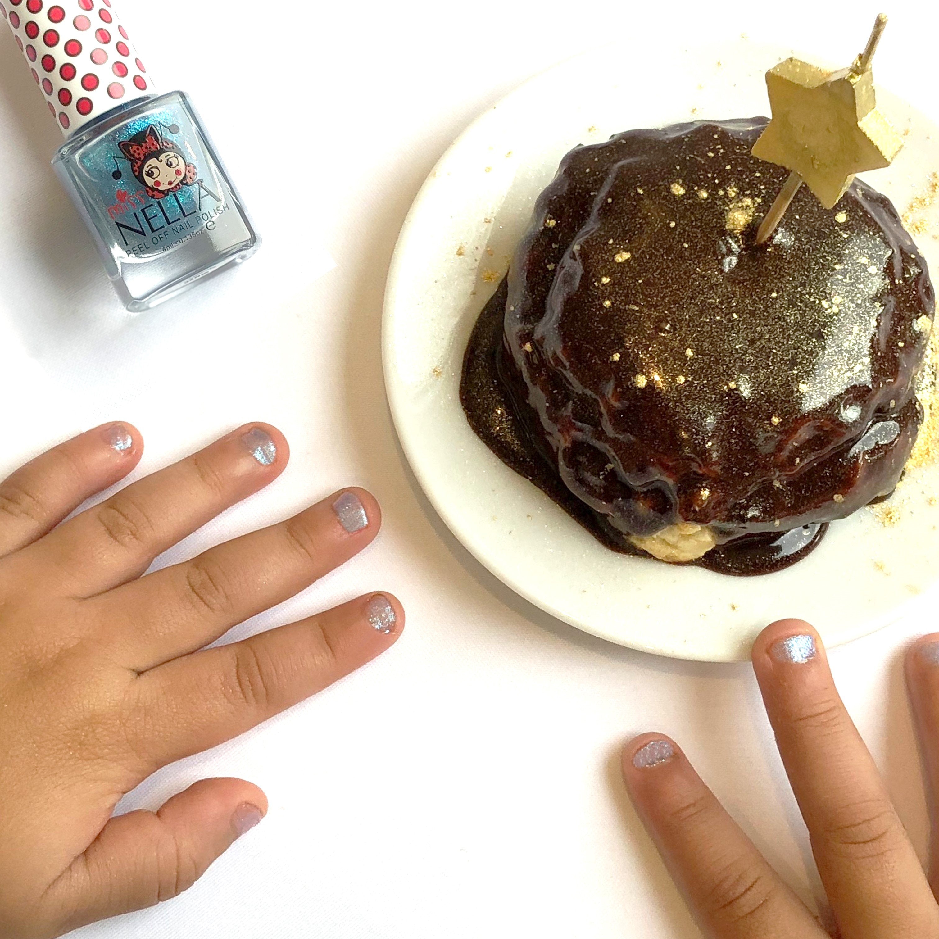 Blue the Candles Glitter 4ml Peel off Kids Nail Polish