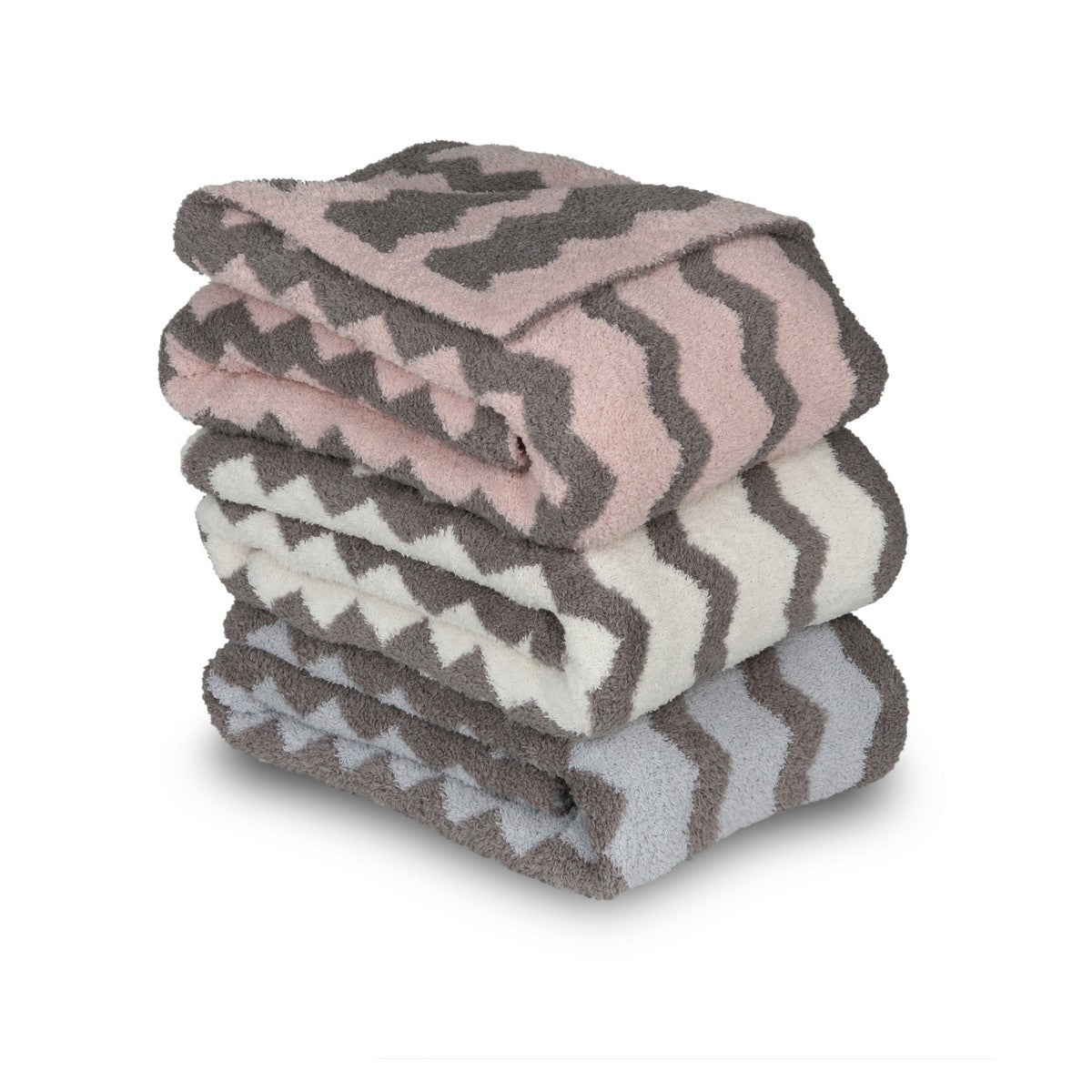 Barefoot Dreams Cozy Chic Chevron Blanket
