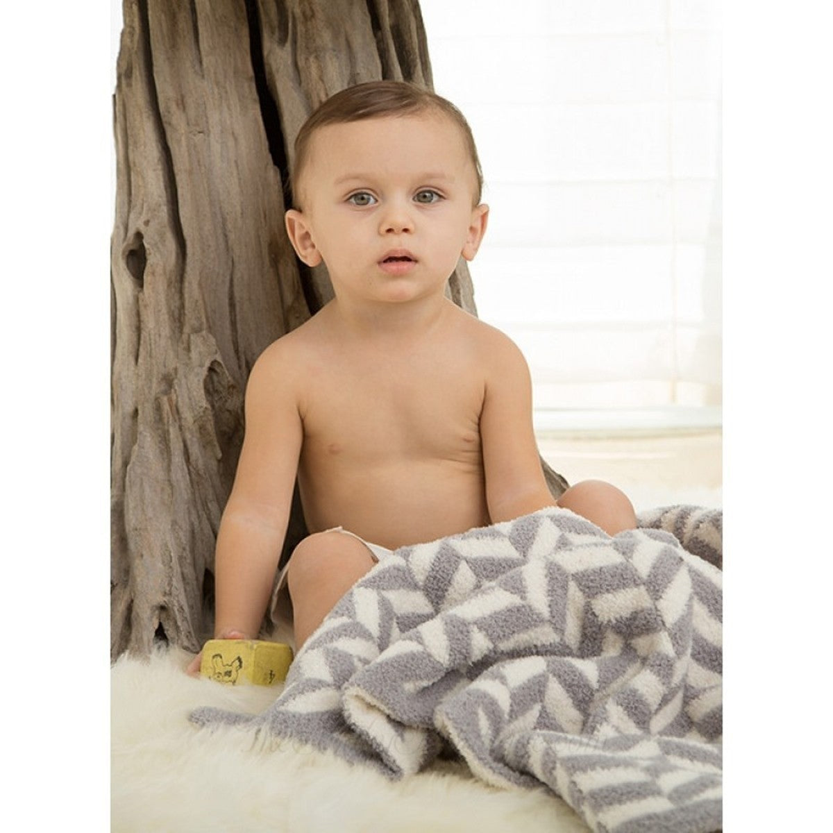 BAREFOOT DREAMS COZY MINI CHEVRON