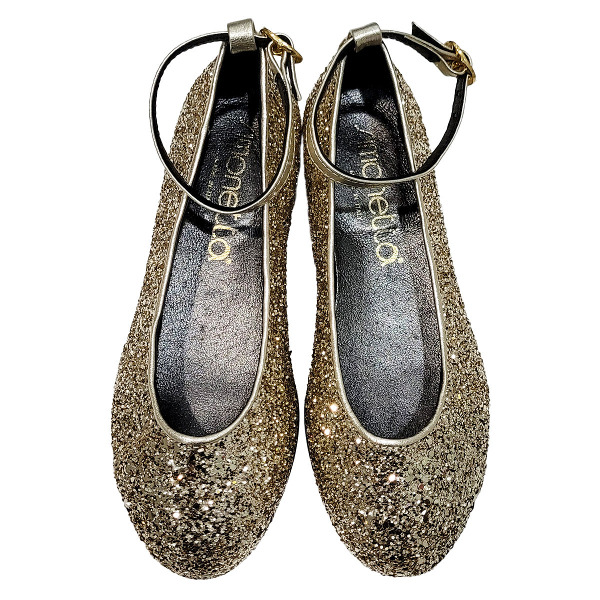 Simonetta Glitter Gold Shoe