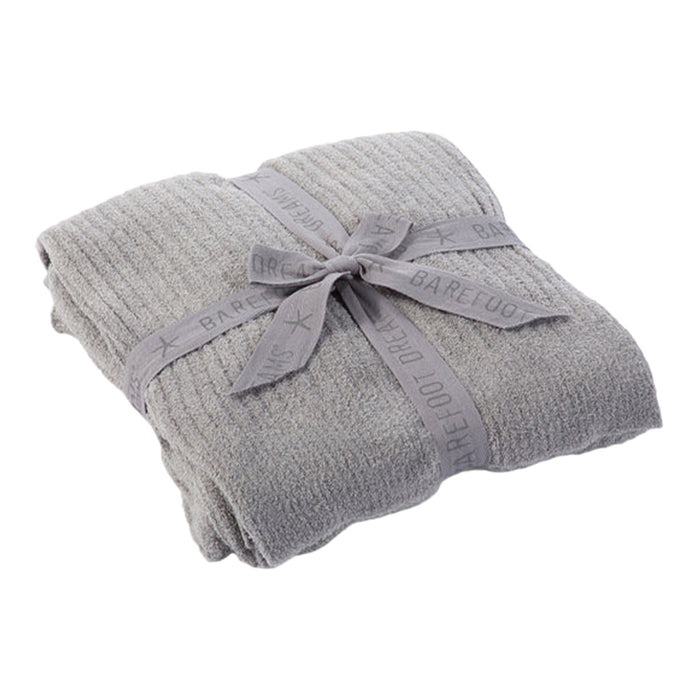 Cozychic Lite Ribbed Throw - Pewter