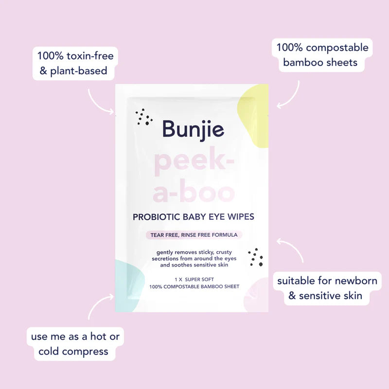 Bunjie - Probiotic Baby Eye Wipes