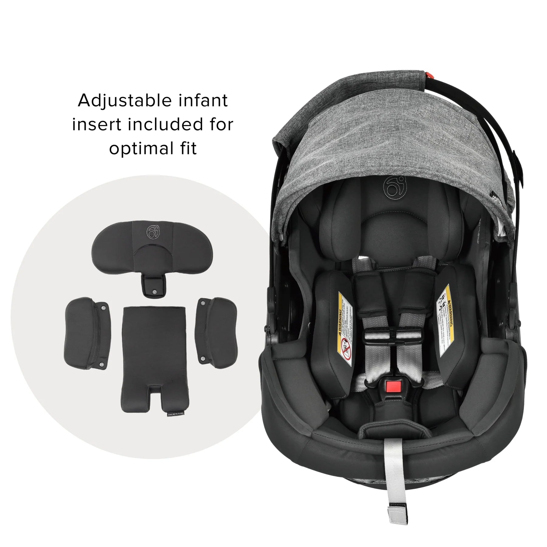 G5+ Infant Car Seat with Base - Mélange Grey