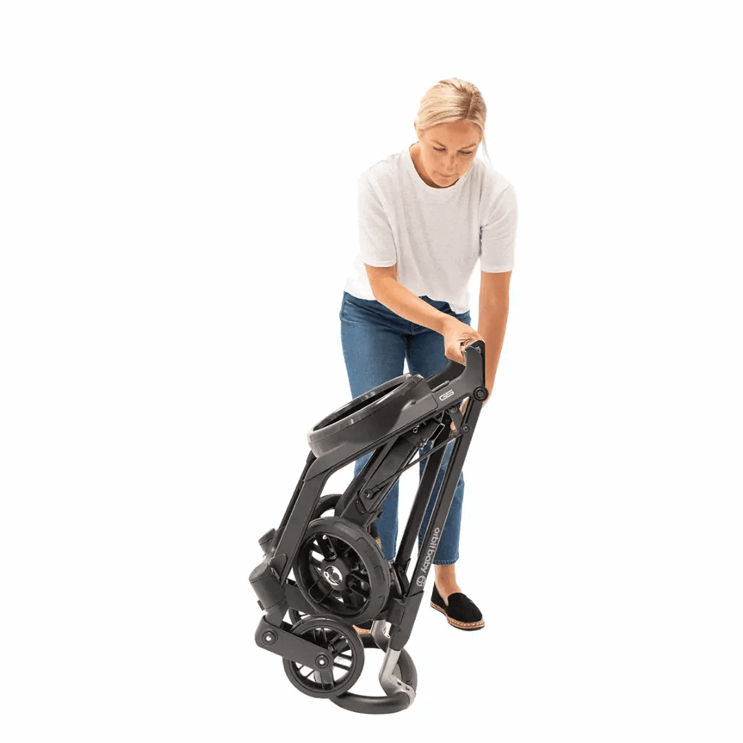 G5 Stroller - Mocha Seat With Black Frame