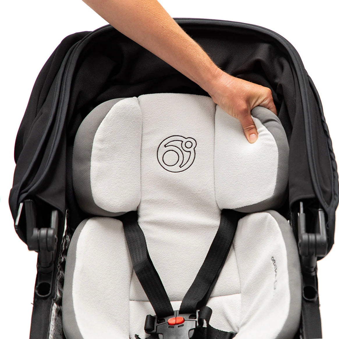 G5 Stroller - Mocha Seat With Black Frame