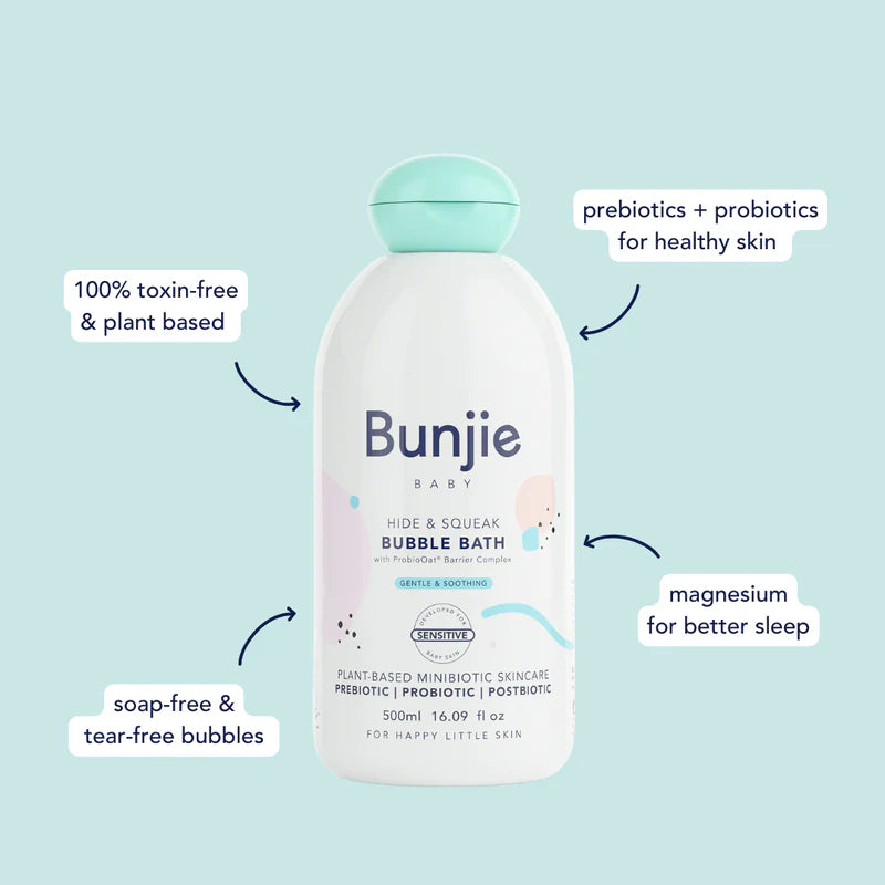 Bunjie - Super Size Top to Toe Wash & Bubble Bath 500ml