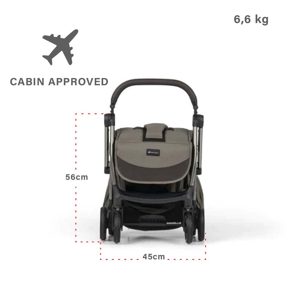 Leclerc baby Influencer Air Stroller - Olive Green