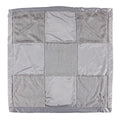 BAREFOOT DREAMS CUDDLE PLUSH PATCHWORK BLANKET